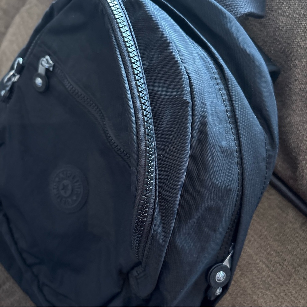 Kipling Nylon Wipeable Backpack Bookbag Black - image 4